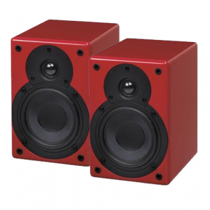 COPPIA CASSE 50W RMS ROSSE - SCANSONIC S5 ACTIVE RED