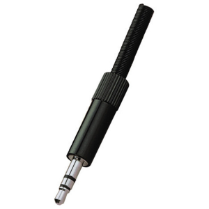 JACK STEREO 3,5MM FEMMINA METALLO NERO