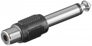 ADATTATORE RCA F MONO > JASCK 6,35 MONO