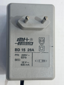 ALIMENTATORE 15VAC ALTERNATA 600mAH