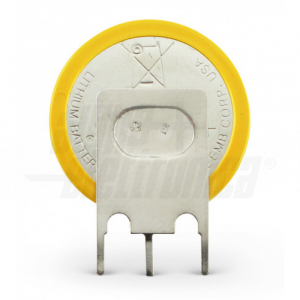 PILA BOTTONE LITIO A SALDARE PCB  CR2032  3V  210mA C.S.