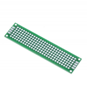 BASETTA MILLEFORI 20X80mm DOPPIA FACCIA VETRONITE PASSO 2,54mm