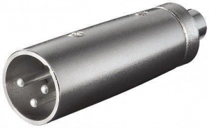 ADATTATORE DA XLR MASCHIO A RCA FEMMINA
