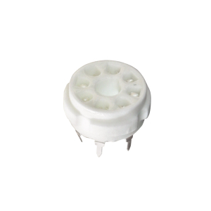ZOCCOLO IN CERAMICA PER VALVOLA 8 PIN OKTAL DIAMETRO 26,4mm