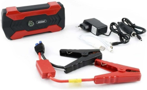 BOOSTER STARTER JUMPER AVVIATORE EMERGENZA AUTO 15000mAh CON TORCIA e POWER BANK
