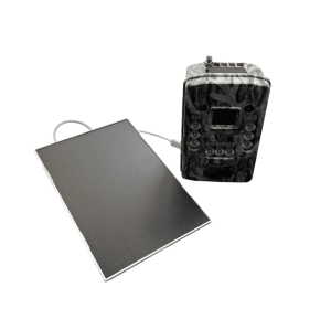 TELECAMERA FOTOTRAPPOLA MIMETICA FULL HD PIR LED IR IP67 4G + APP + PANNELLO SOLARE
