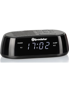 RADIOSVEGLIA DIGITALE FM PLL OROLOGIO DISPLAY 0,6" USB PER RICARICA NERA