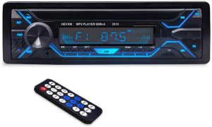 AUTORADIO 1 DIN 4X60W FM USB AUX BT SD LETTORE CD+DVD FRONTALINO ESTRAIBILE TELECOMANDO LEOVIN