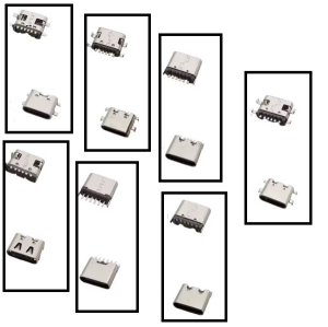 VARI MODELLI DI PRESE USB TYPE-C 3.1 A SALDARE