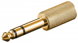 ADATTATORE AUDIO,  SPINA 6,35 MM (3-PIN, STEREO) > PRESA 3,5MM (3-PIN, STEREO)