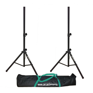 SET 2 TREPPIEDI CAVALLETTI STATIVI PER CASSE + BORSA MAX 170CM