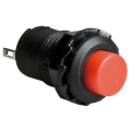 INTERRUTTORE A PULSANTE ROSSO 3A 125Vac ON-OFF STABILE IN PVC