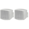 COPPIA MINI ALTOPARLANTI 100V 8 OHM 100 DB BIANCO