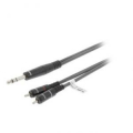 CAVO AUDIO JACK 6,35mm STEREO MASCHIO 2 RCA MASCHIO 3mt SWEEX