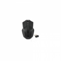 MOUSE NERO WIRELESS 1600 DPI CON MICRO RICEVITORE - PUNTATORE LASER TUTTE LE SUPERFICI