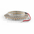 STRISCIA LED 5MT DA INTERNO IP20 24VDC 9,6W/m 770lm/m 120LED/M 2835 6000K BIANCO FREDDO 10mm