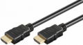 *OFFERTA* CAVO HDMI™ 2.0B High Speed per 3D ed ultra HD fino a 4K@50/60 Hz, DORATO 1,5MT NERO