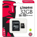 KINGSTON MEMORY CARD MICRO SD 32GB C10 SDCS/32GB