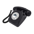 TELEFONO FISSO VINTAGE NERO - PHF-MAX-253