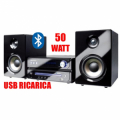 MAJESTIC MICRO HI-FI ALTA POTENZA BT/MP3/USB COLORE NERO