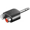 GOOBAY ADATTATORE AUDIO - PRESA 6,35MM > PRESA RCA stereo
