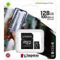 KINGSTON MICRO SD C10 SDCS 128GB CANVAS SELECT PLUS 100MB/s