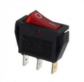 Interruttore Luminoso 10x28 220V 16A Rosso, sciolto - 10339
