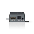 Estrattore audio HDMI™ | Digitale e stereo - 1x ingresso HDMI™ | 1x uscita HDMI™ + Toslink + 3,5 mm