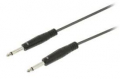 CAVO AUDIO JACK 6,35mm MONO MASCHIO JACK 6,35mm MONO MASCHIO 3mt SWEEX