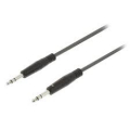 Stereo Cavo Audio 6.35 mm Maschio - 6.35 mm Maschio 5MT Grigio Scuro*