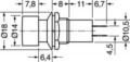 PULSANTE MOMENTANEO NERO 1A 250V