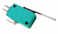 MICROSWITCH DEVIATORE INTERRUTTORE 16A 250VAC CON LEVA LUNGA 27mm