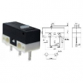 MICROSWITCH SENZA LEVA 13X7MM 1A 250VAC TERMINALI PCB
