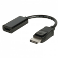 DisplayPort Cavo Displayport Maschio - HDMI Femmina 0.20 m Nero