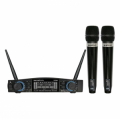 ZZIPP Set Radiomicrofono con 2 Gelati UHF 48 Canali Wireless Dj Karaoke