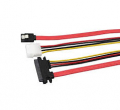 CAVO ALIMENTAZIONE INTERNO SATA 7-PIN MASCHIO + MOLEX MASCHIO - SATA 22-PIN F