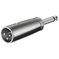 ADATTATORE DA XLR MASCHIO A JACK 6,35mm MASCHIO MONO