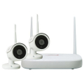 LIFE KIT WIRELESS NVR 9CH + 2 Telecamere IP66, 1080P 2Mpx L.3,6mm LED IR CMOS 1/2,7"