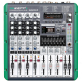 ZZIPP MIXER PROFESSIONALE 6 CANALI CON LETTORE MP3 E FUNZ. DI REGISTRAZIONE 99 EFFETTI EQUALIZZATORE