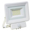 FARETTO IP65 CON SENSORE IP54, Serie FA11, LED SMD 30W, 110°, 6500K, LM2600, RA 70, 180x180x40mmS