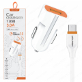 CAR FASTCHARGER 1 USB 3.0A CON CAVO MICRO USB CC06