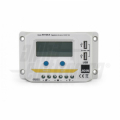 JOIN Regolatore di carica PWM 12/24V 10A CON DISPLAY, USCITA USB 5V crepuscolare configurabile