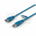 Cavo prolunga da spina USB 3.0 M Tipo "A" a presa USB Tipo "A" - 2mt