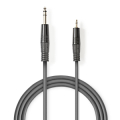 CAVO AUDIO JACK 6,35mm STEREO MASCHIO JACK 3,5mm STEREO MASCHIO 3mt NEDIS