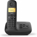 TELEFONO CORDLESS CON SEGRETERIA TELEFONICA GIGASET A170 COLORE NERO