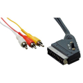 CAVO 2MT DA SCART A 3 RCA IN/OUT