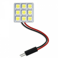 LAMPADINA AUTO 9 LED 12V CON ADESIVO