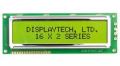 Display monocromatico LCD alfanumerico, 2x16 caratteri - 162F