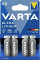 BATTERIA LITIO BLISTER 4 PZ AA VARTA
