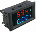 DISPLAY Amperometro Voltmetro Digitale DC 0-100V 10A
